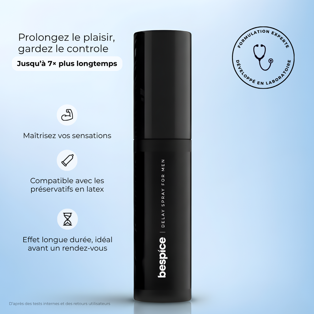 Spray retardant pour homme